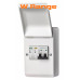 *MIN-E.V. - A-Type Electric Vehicle Metal Enclosure - 4 way with 2 module 40A C curve MCB + SPD